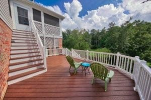 Custom, Wooden Deck with a Beautiful View in Charlottesville, VA