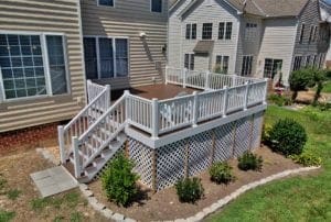 Custom, Wooden Deck Design and Construction by Deck Creations in Williamsburg, VA