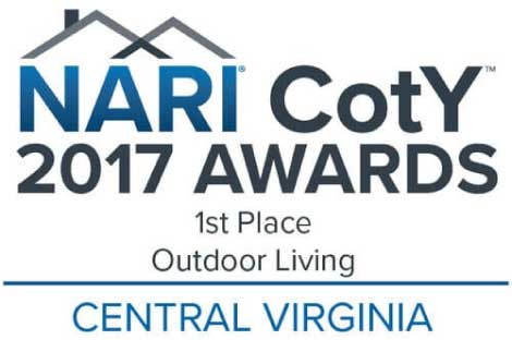 NARI CotY 2017 Awards 1st Place Outdoor Living central Virginia Deck Creations NARI CotY 2017 Awards 1st Place Outdoor Living central Virginia Deck Creations