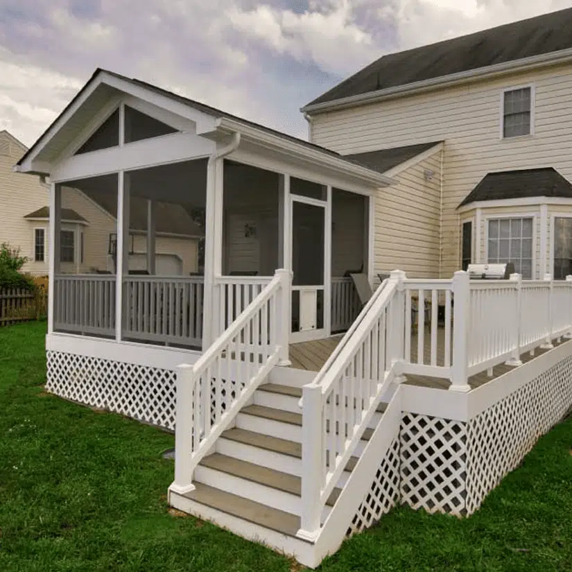 Composite Screened-in Deck in Richmond, VA | Deck Creations