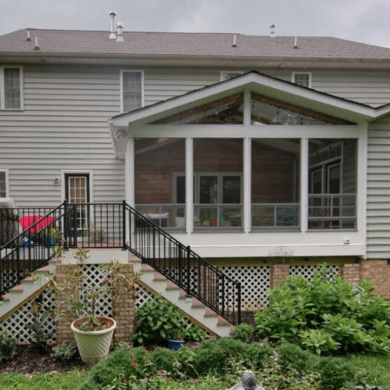 Sunroom Attached to Deck in Richmond, VA | Deck Creations