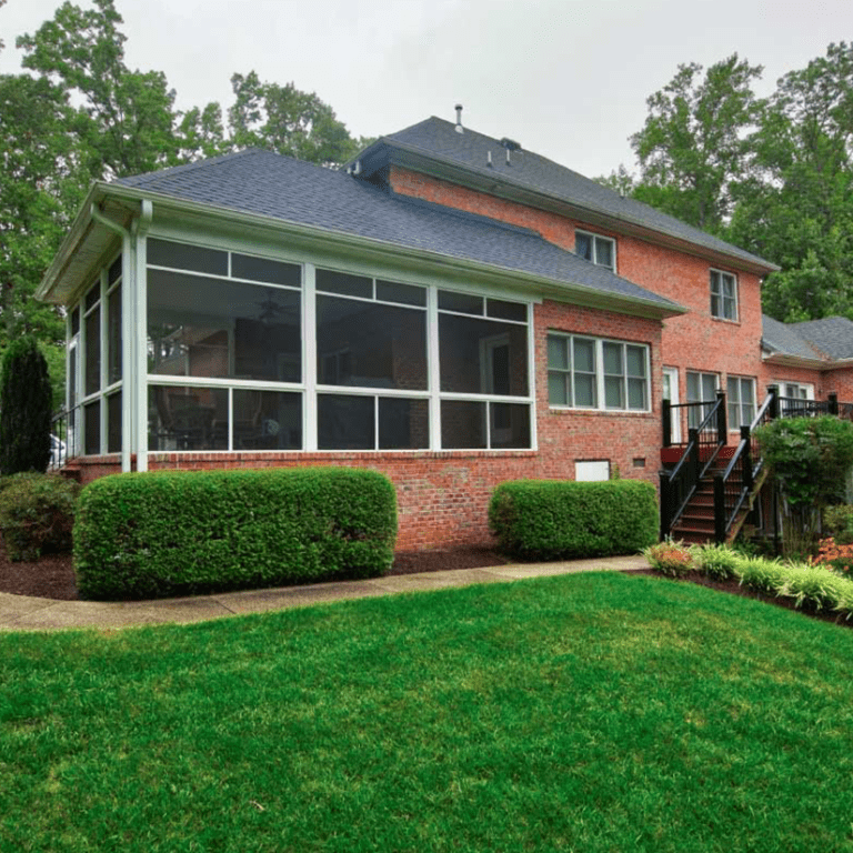 Sunroom Attached to Brick House in Richmond, VA | Deck Creations