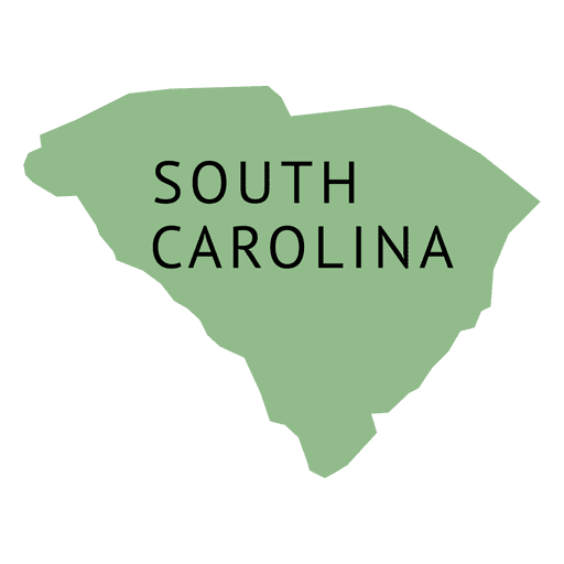 South Carolina State Plain Map Transparent Png Svg Vector File South