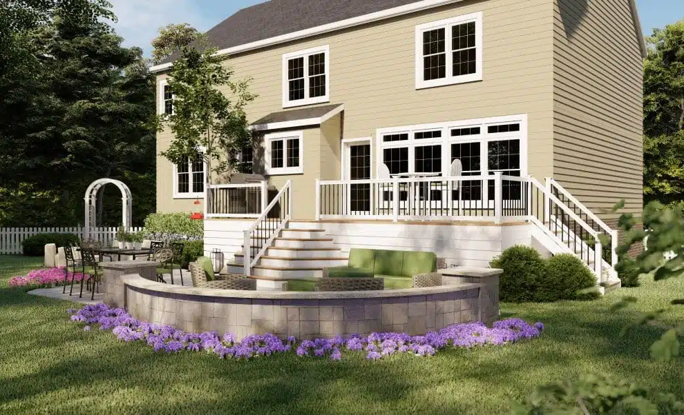 Deck Creations Backyard Patio, Deck, Arbor, and Hardscape Design